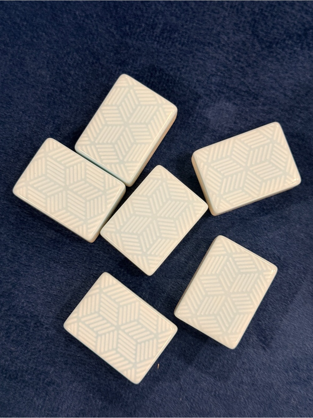 166 Tile American Mahjong Set - Blue Tiles New - Picture 7 of 8